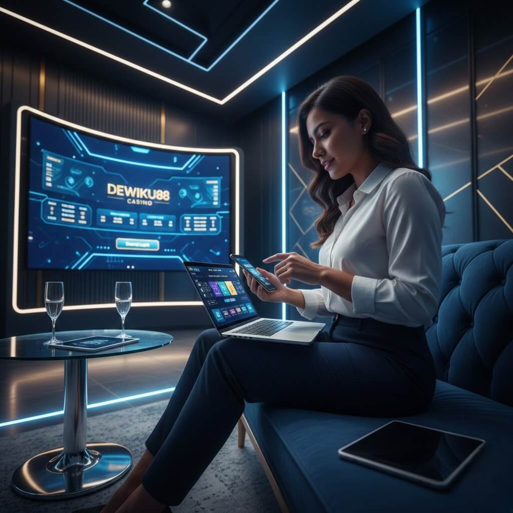 Pemain casino online menggunakan Dewiku88 Login untuk bertaruh dengan strategi cerdas dan aman