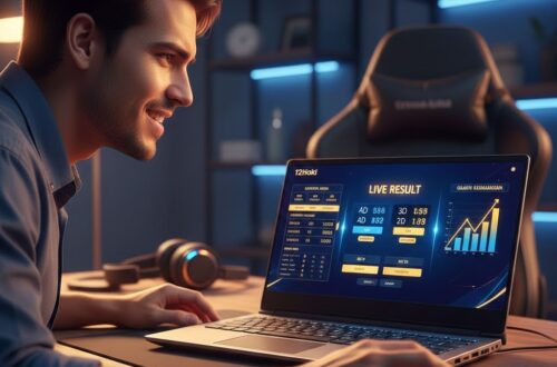 Pemain fokus bermain togel 4D, 3D, dan 2D online di 12Hoki dengan strategi menang